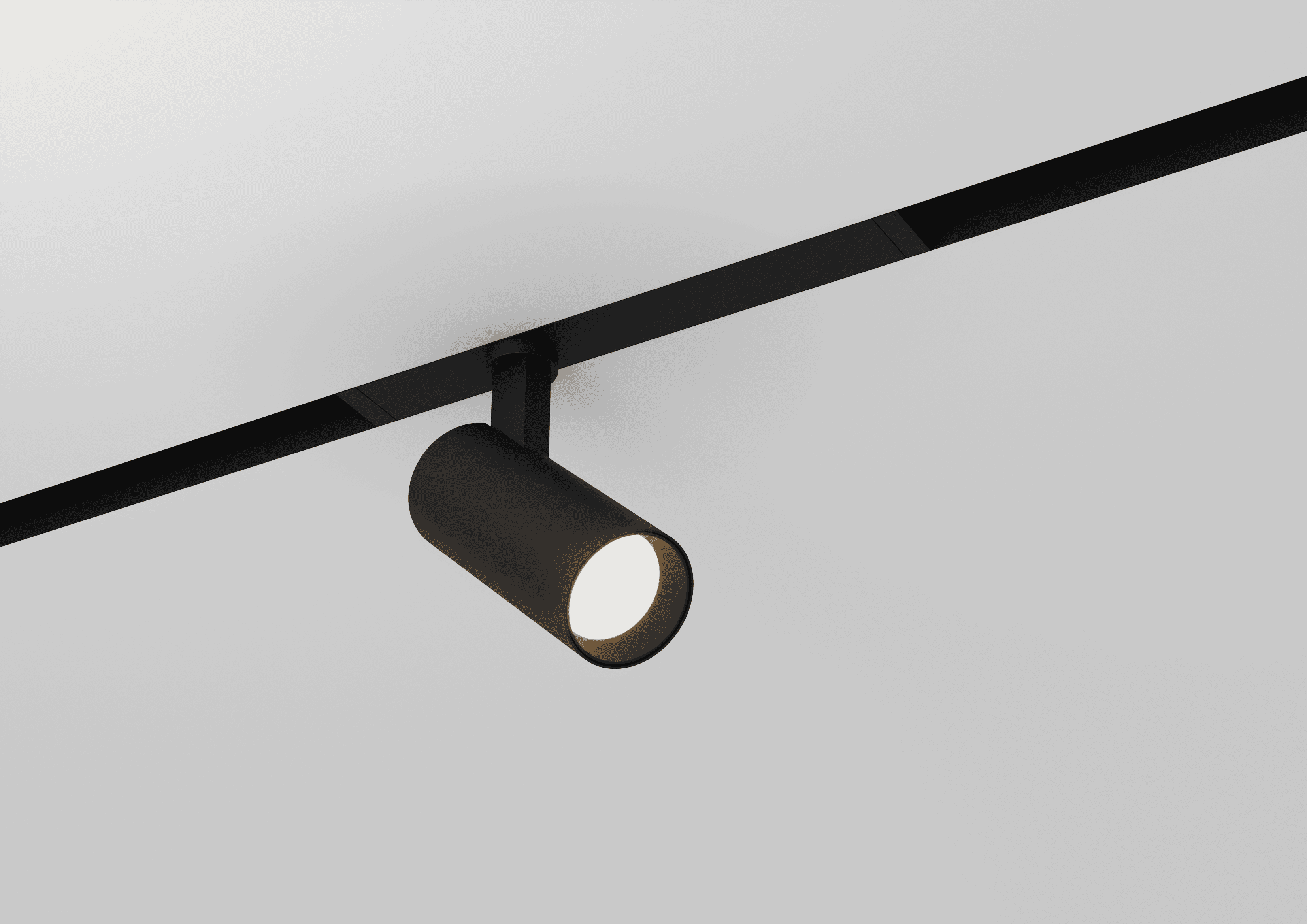 Светильник трековый 220v crystal lux clt 0.35 003 18w bl 4000k